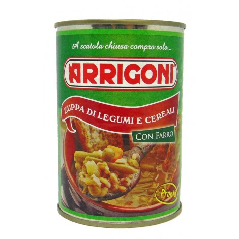 Zuppa Legumi e Cereali con Farro ARRIGONI 400g - 8032927714885