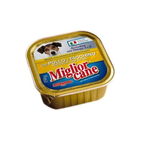 Patè Pollo e Tacchino MIGLIOR CANE 150g - 8007520011266