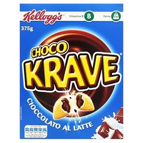 Choco Krave al Latte KELLOGG 375g -5050083919916